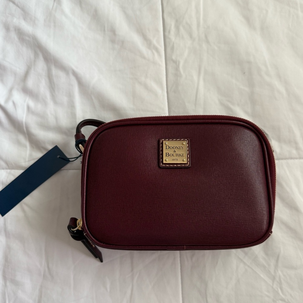 Dooney & Bourke Wine Leather Crossbody
